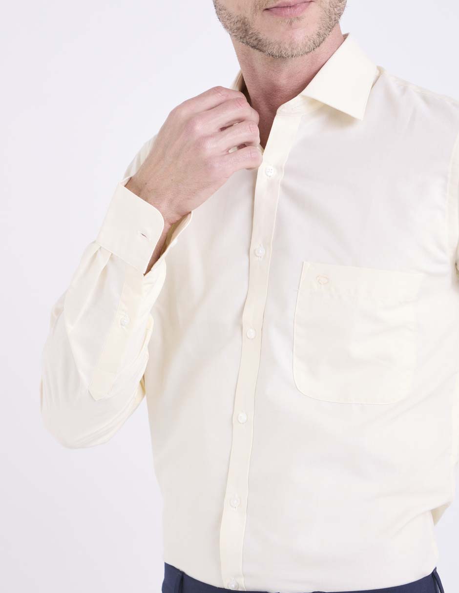 Camisa de vestir Oscar De La Renta de algodón manga larga para hombre 4