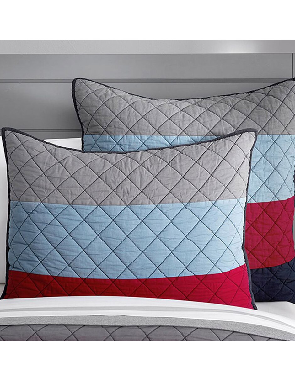 Funda para almohada Blocked Stripe 11