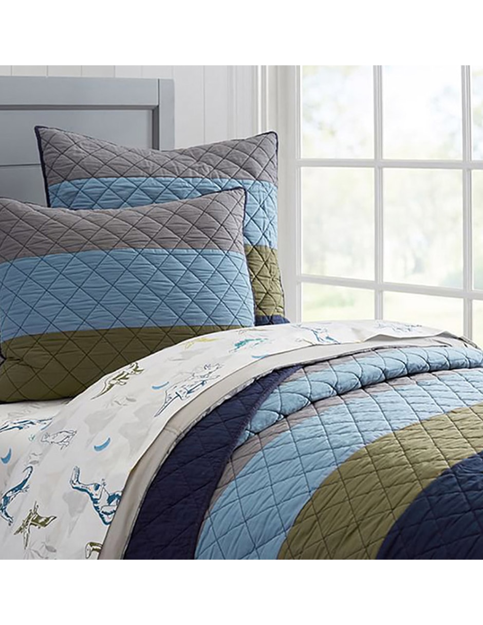 Funda para almohada Blocked Stripe 9