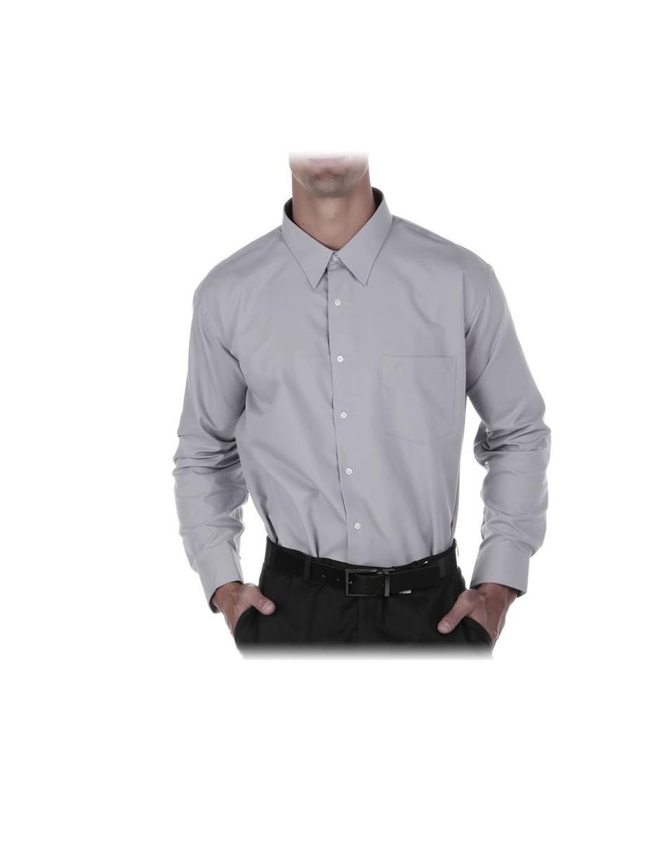 Camisa de vestir manga larga para hombre