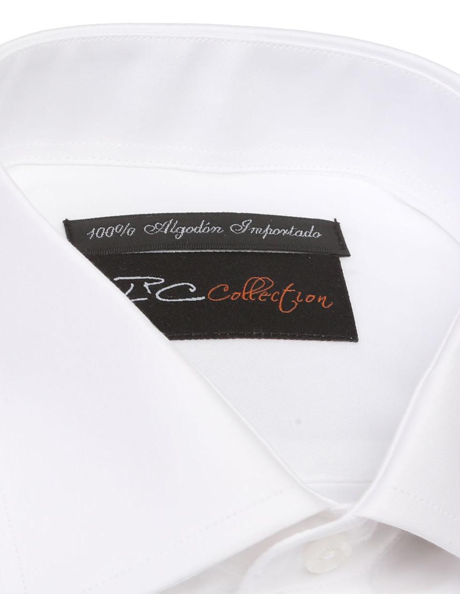 Camisa de vestir L.P.C. de algodón manga larga para hombre