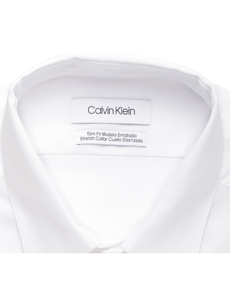 Camisa de vestir Calvin Klein de manga larga para hombre