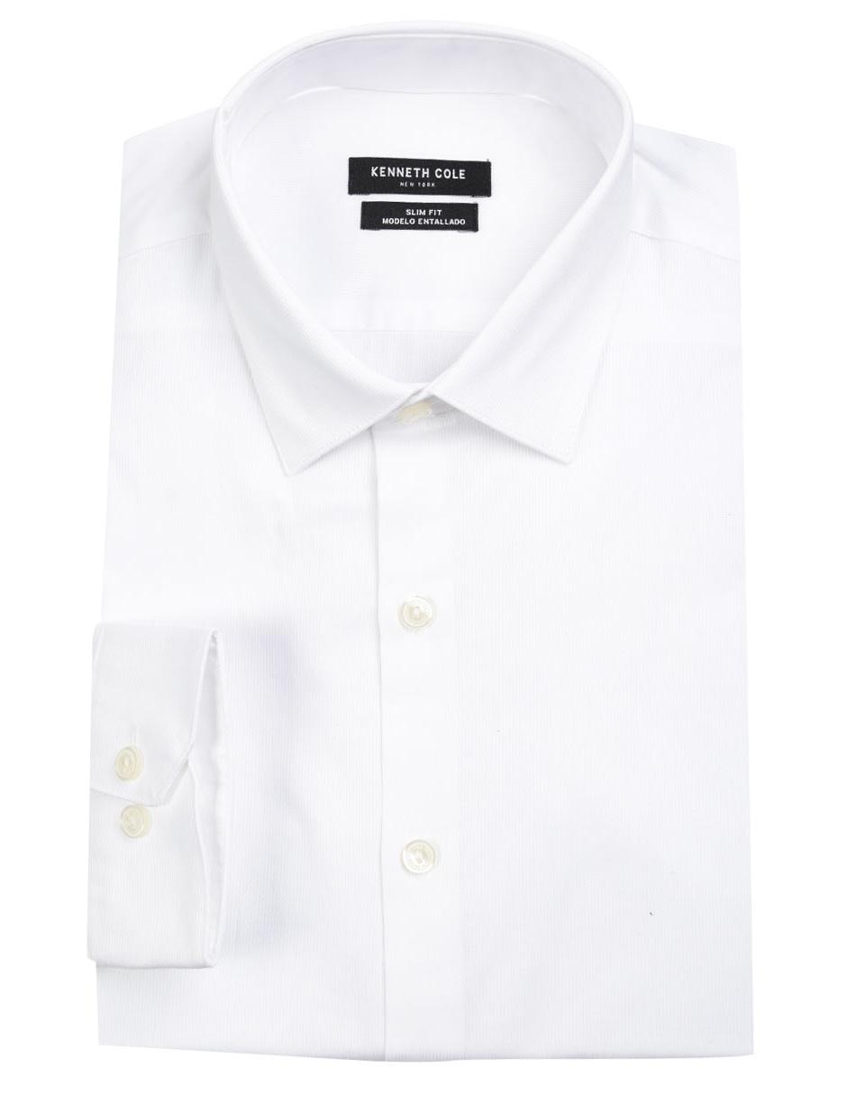 Camisa de vestir de algodón manga larga para hombre