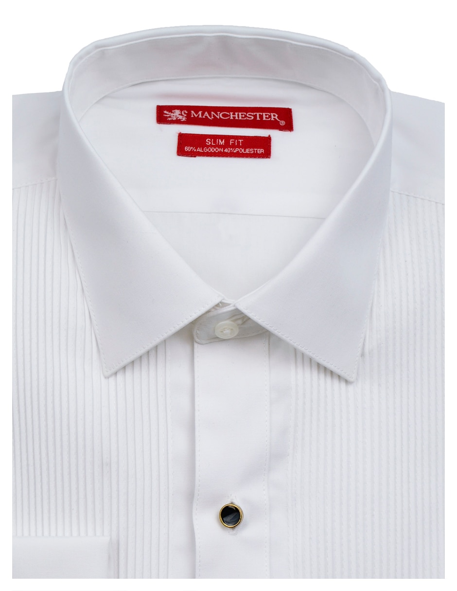 Camisa etiqueta manga larga para hombre 2