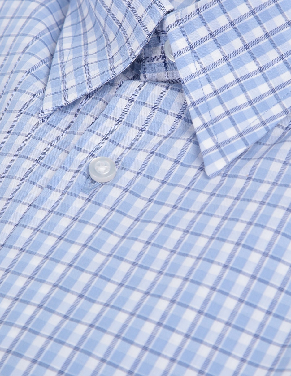 Camisa formal de algodón manga larga para hombre