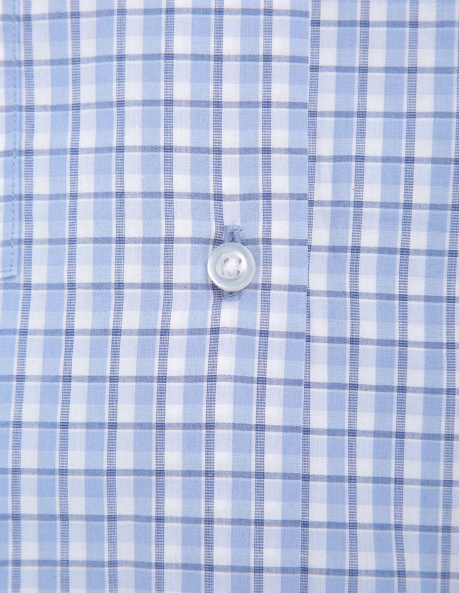 Camisa formal de algodón manga larga para hombre