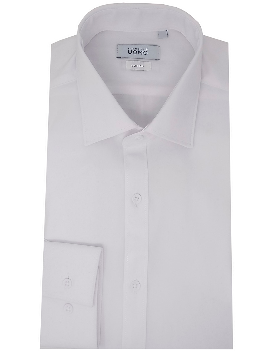 Camisa de vestir de manga larga para hombre