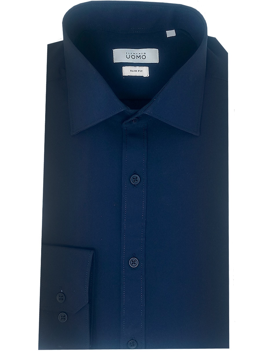 Camisa de vestir de manga larga para hombre