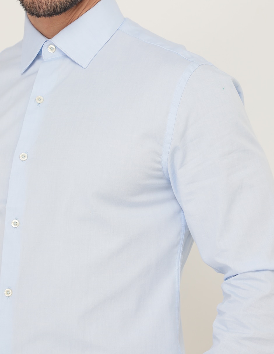 Camisa de vestir Dkny C de algodón manga larga para hombre