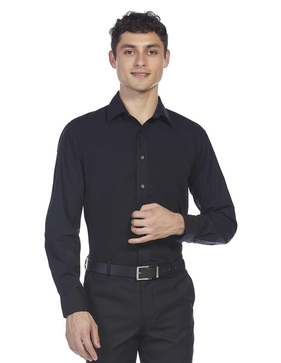 Camisa formal de algodón manga larga para hombre Camisa formal de algodón manga larga para hombre