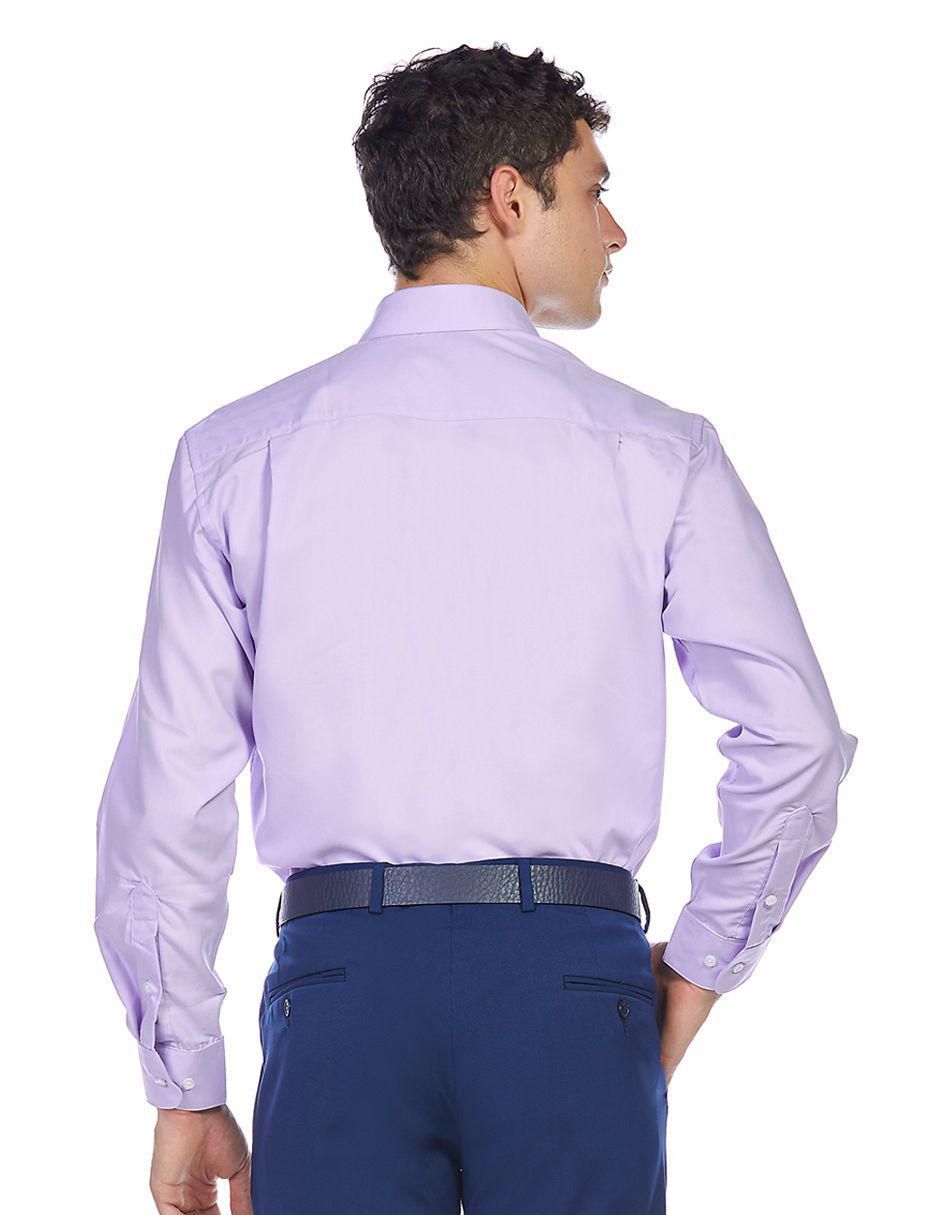 Camisa formal manga larga para hombre 3