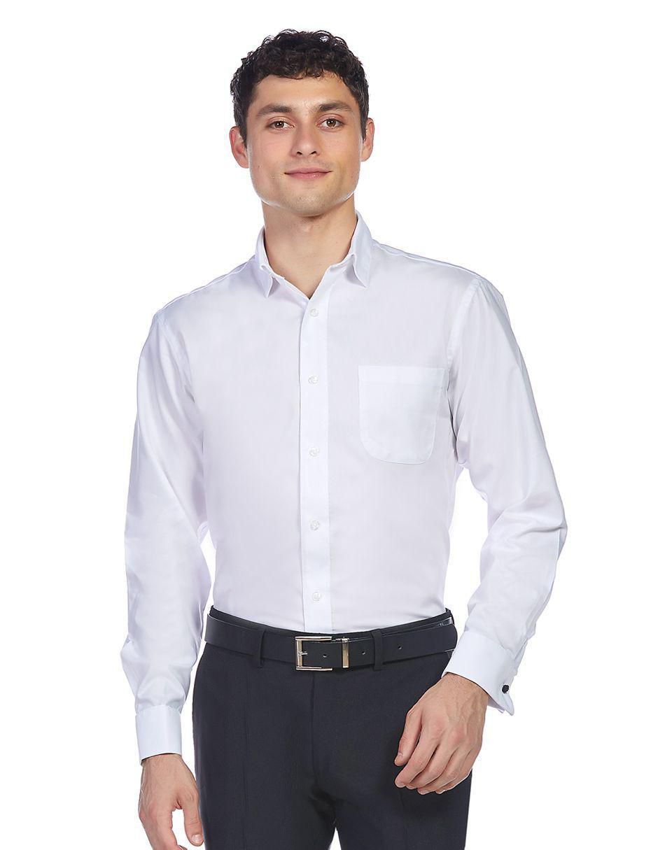 Camisa formal manga larga para hombre 1