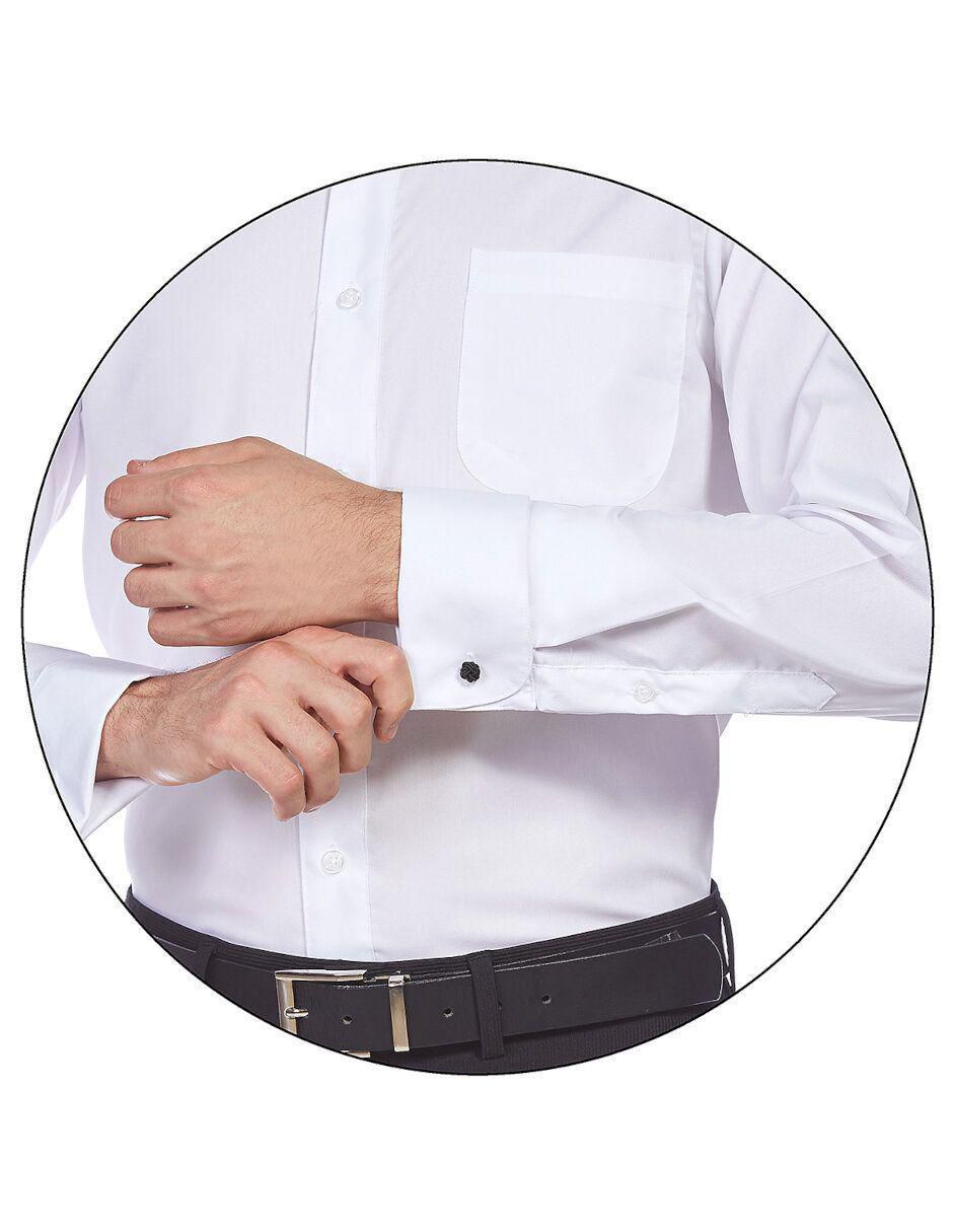 Camisa formal manga larga para hombre 2