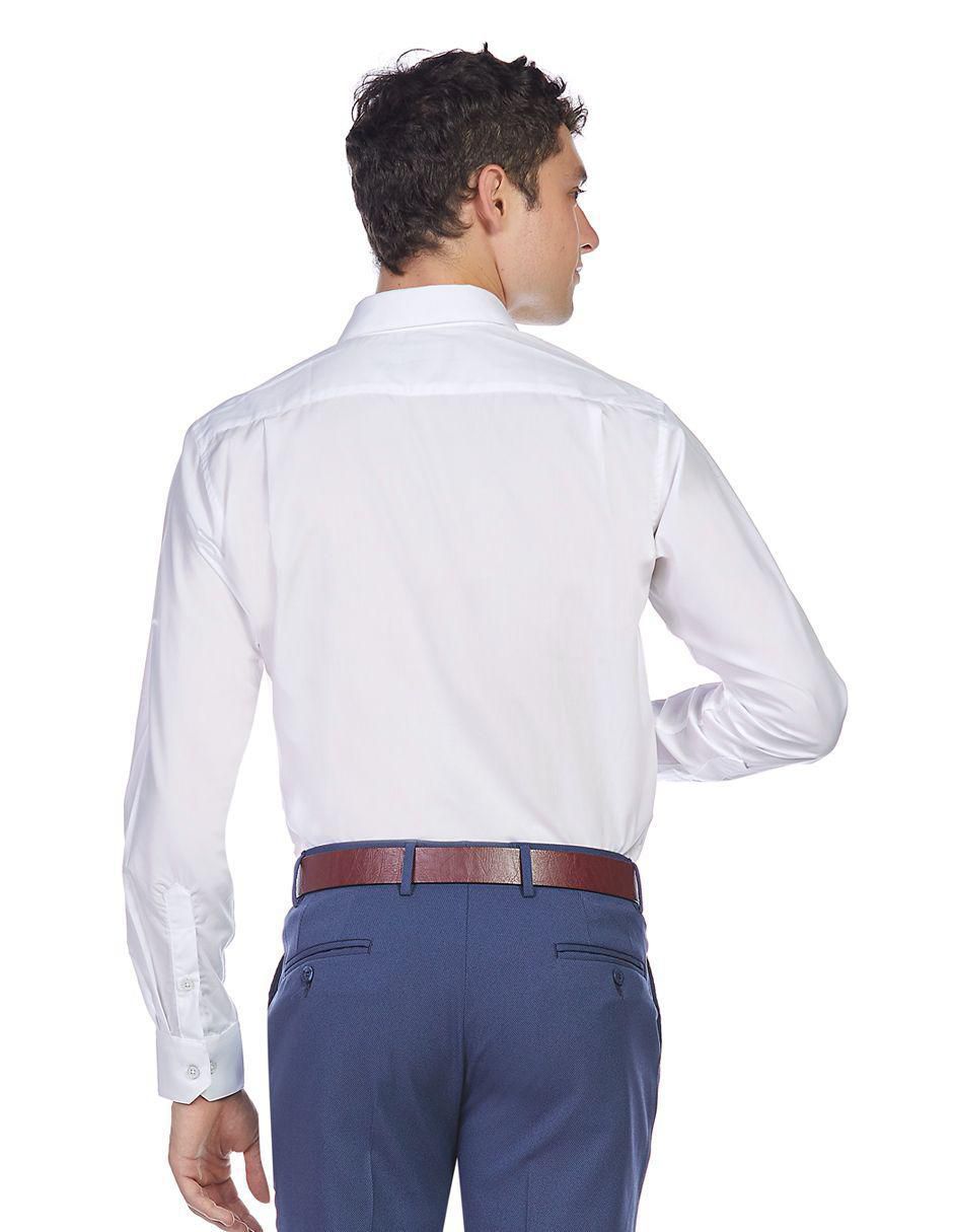 Camisa formal de algodón manga larga para hombre 5