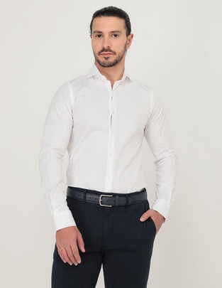 Camisa de vestir manga larga para hombre