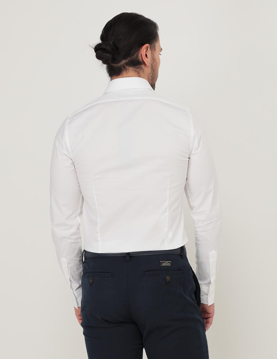 Camisa de vestir Nautica manga larga para hombre