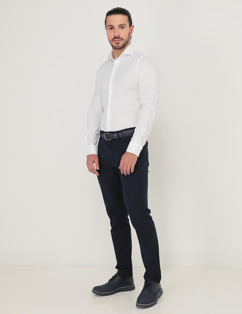 Camisa de vestir Nautica manga larga para hombre