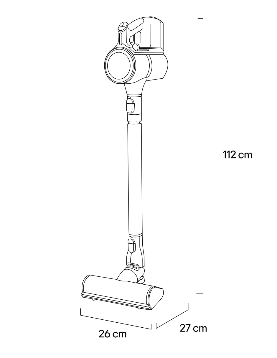 Aspiradora ciclónica Lg gris a9k-pro.bigelat 400 ml