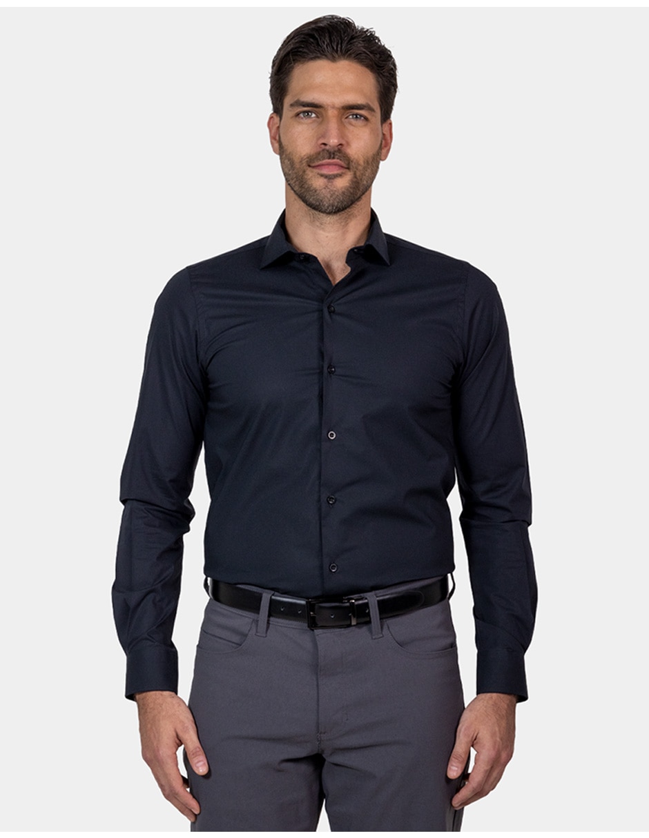 Camisa de vestir manga larga para hombre Camisa de vestir manga larga para hombre
