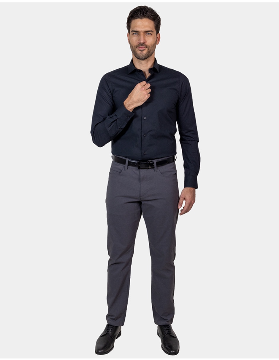 Camisa de vestir manga larga para hombre 2