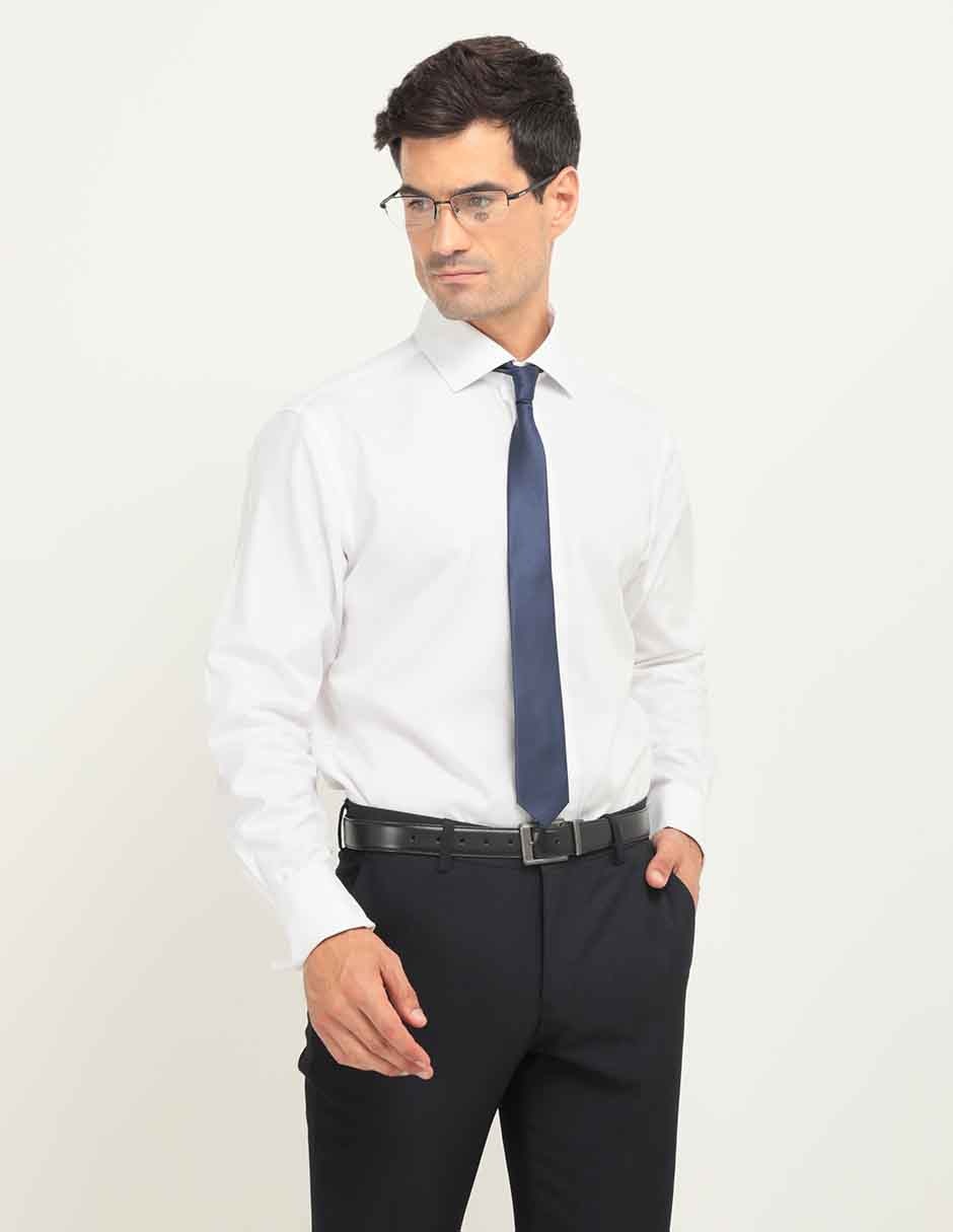 Camisa de vestir de algodón manga larga para hombre Camisa de vestir de algodón manga larga para hombre