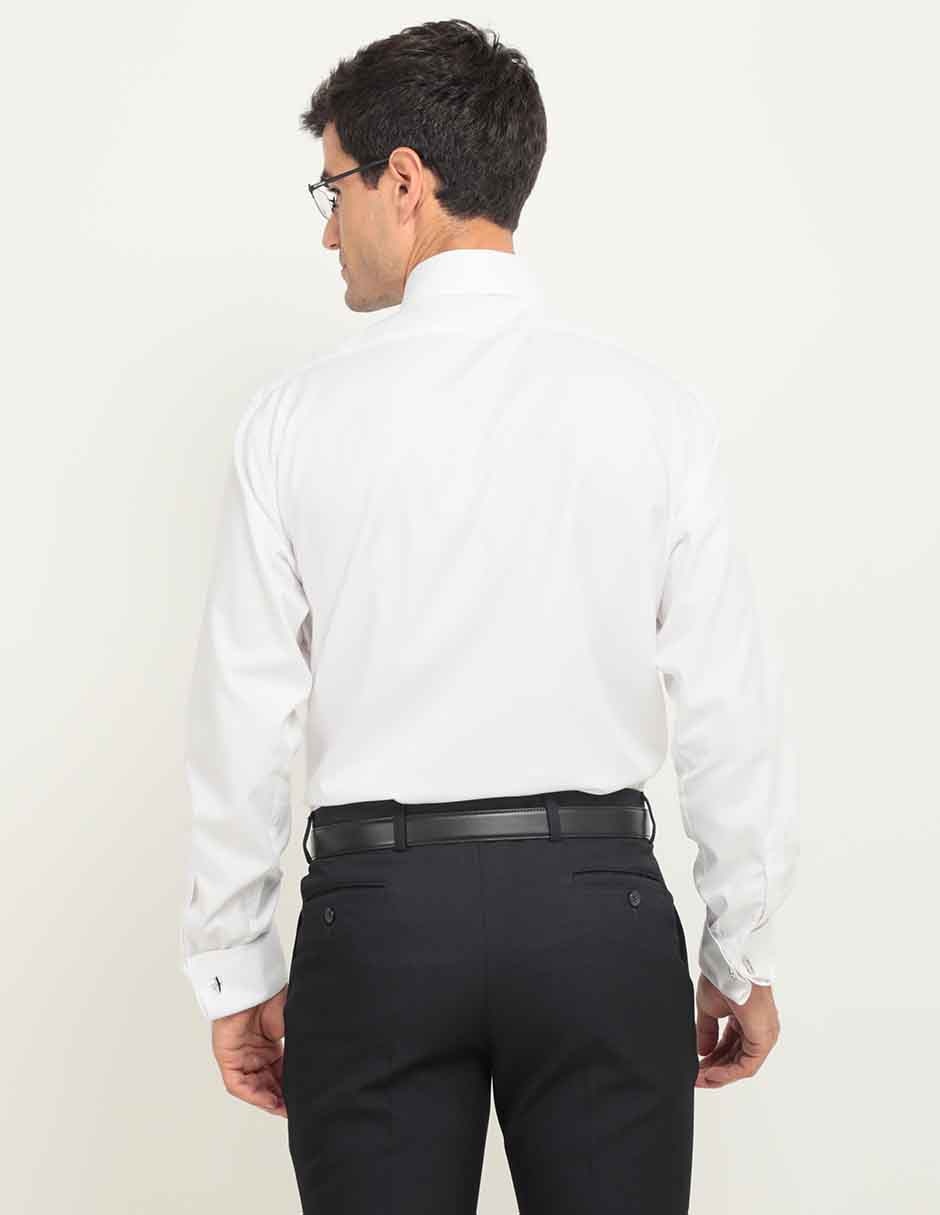 Camisa de vestir Calderoni de algodón manga larga para hombre