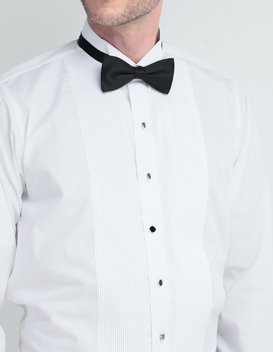 Camisa etiqueta de algodón manga larga para hombre 4