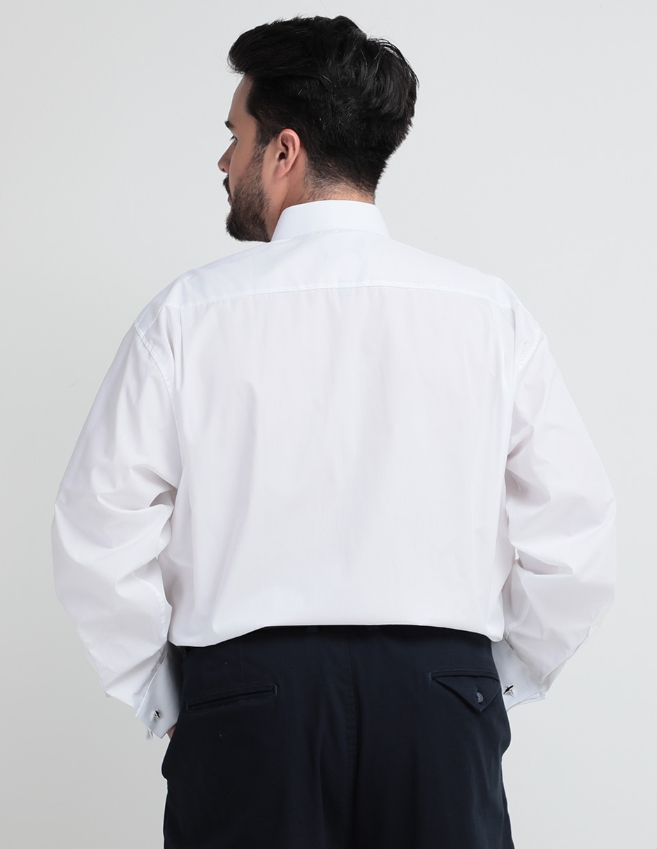 Camisa etiqueta de algodón manga larga para hombre 3
