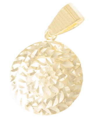 Dije redondo de oro 14 K