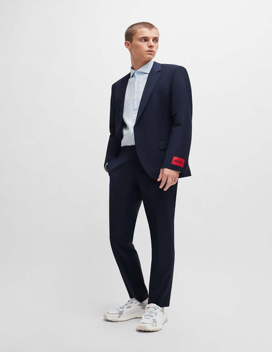 Sobrecamisa business casual de algodón manga larga para hombre 4