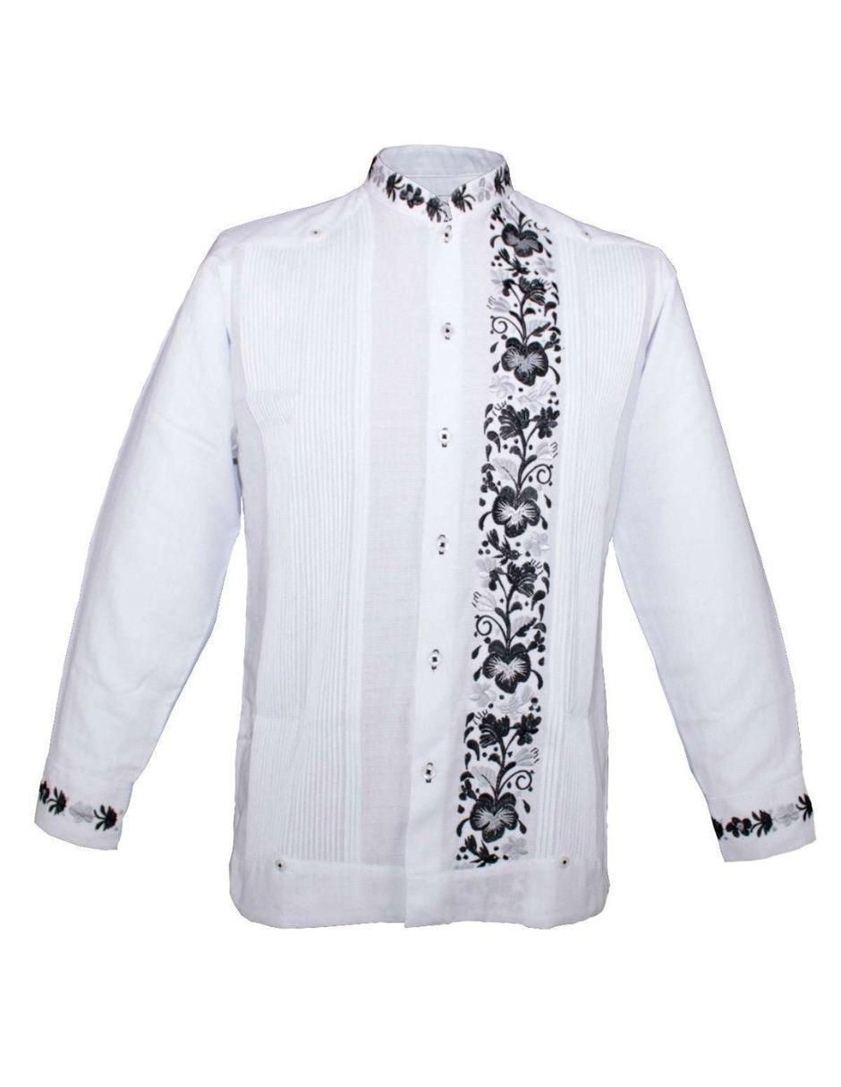 Guayabera manga larga para hombre Guayabera manga larga para hombre