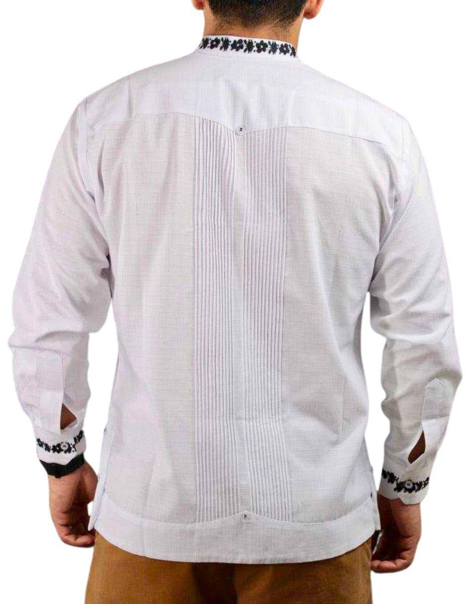 Guayabera manga larga para hombre 2