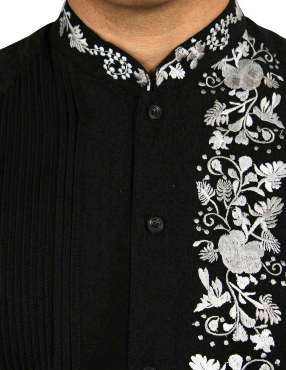 Guayabera manga larga para hombre 3