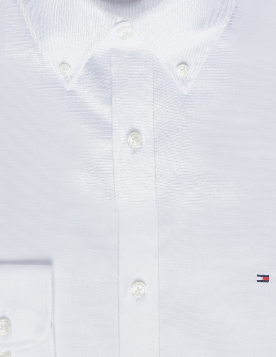 Camisa de vestir Hilfiger de algodón manga larga para hombre 3