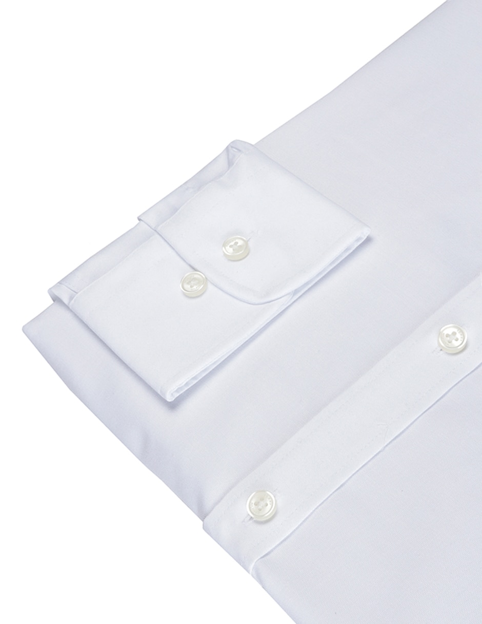 Camisa de vestir Hilfiger de algodón manga larga para hombre 4