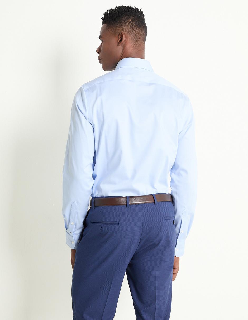 Camisa de vestir Hilfiger de algodón manga larga para hombre 2