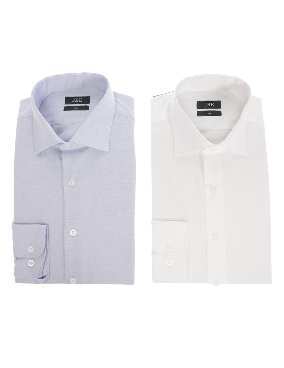 Set de camisas de vestir manga larga para hombre 5