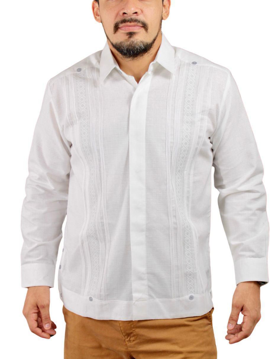 Guayabera manga larga para hombre Guayabera manga larga para hombre