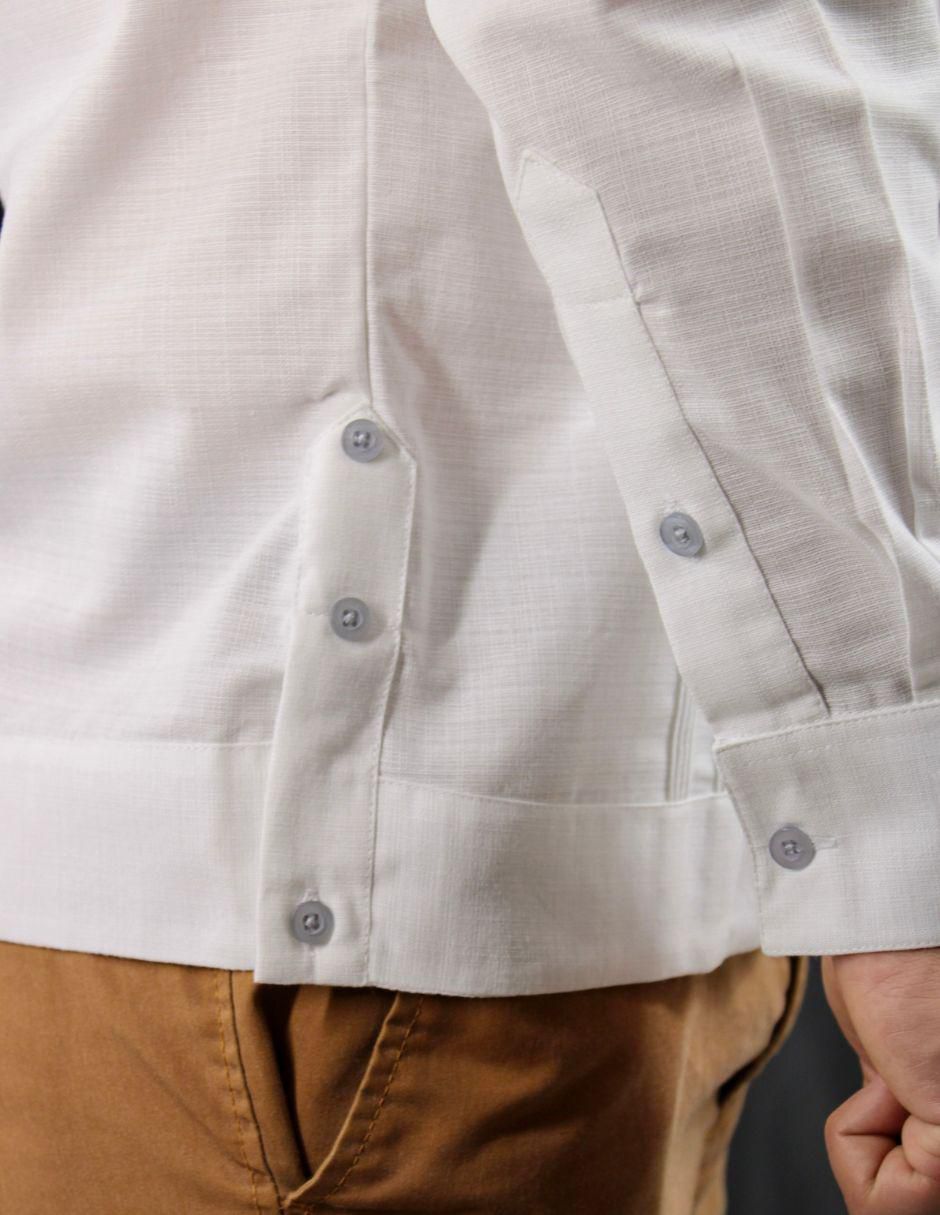 Guayabera manga larga para hombre