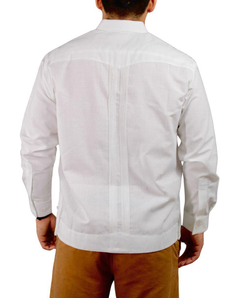 Guayabera manga larga para hombre