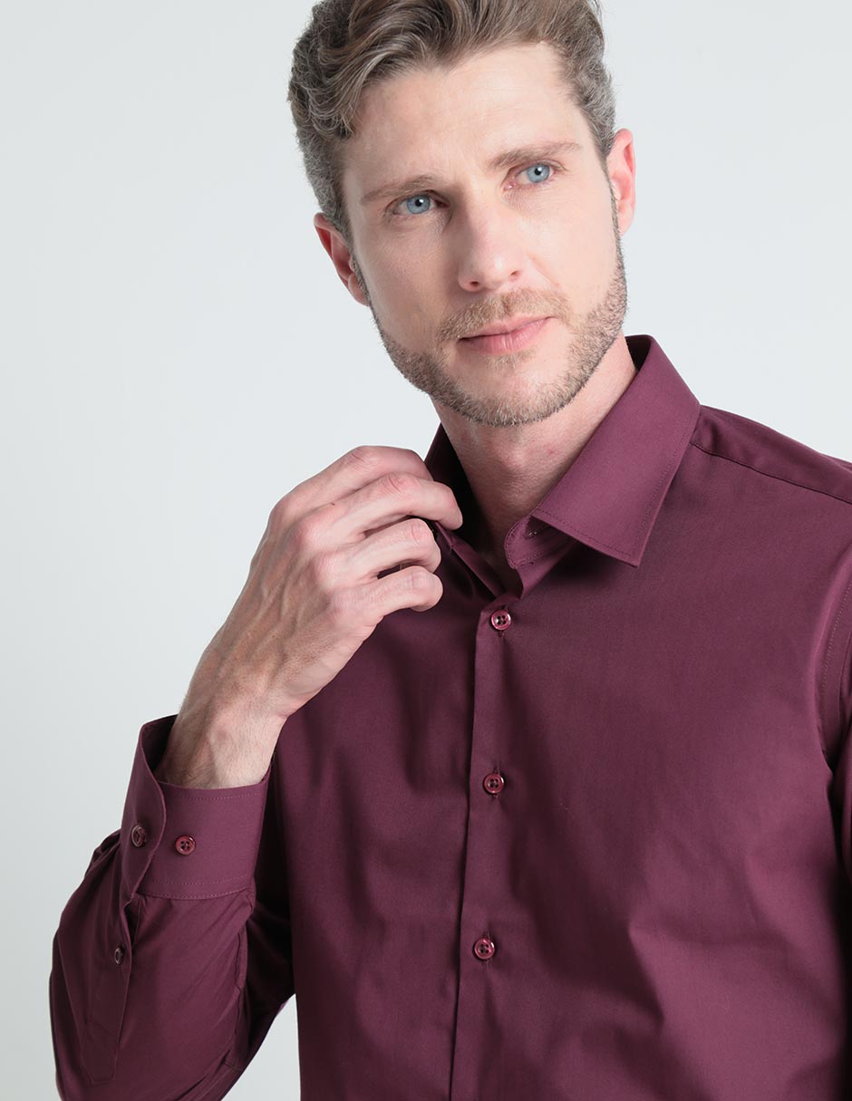 Camisa de vestir Regent Street de algodón manga larga para hombre 4