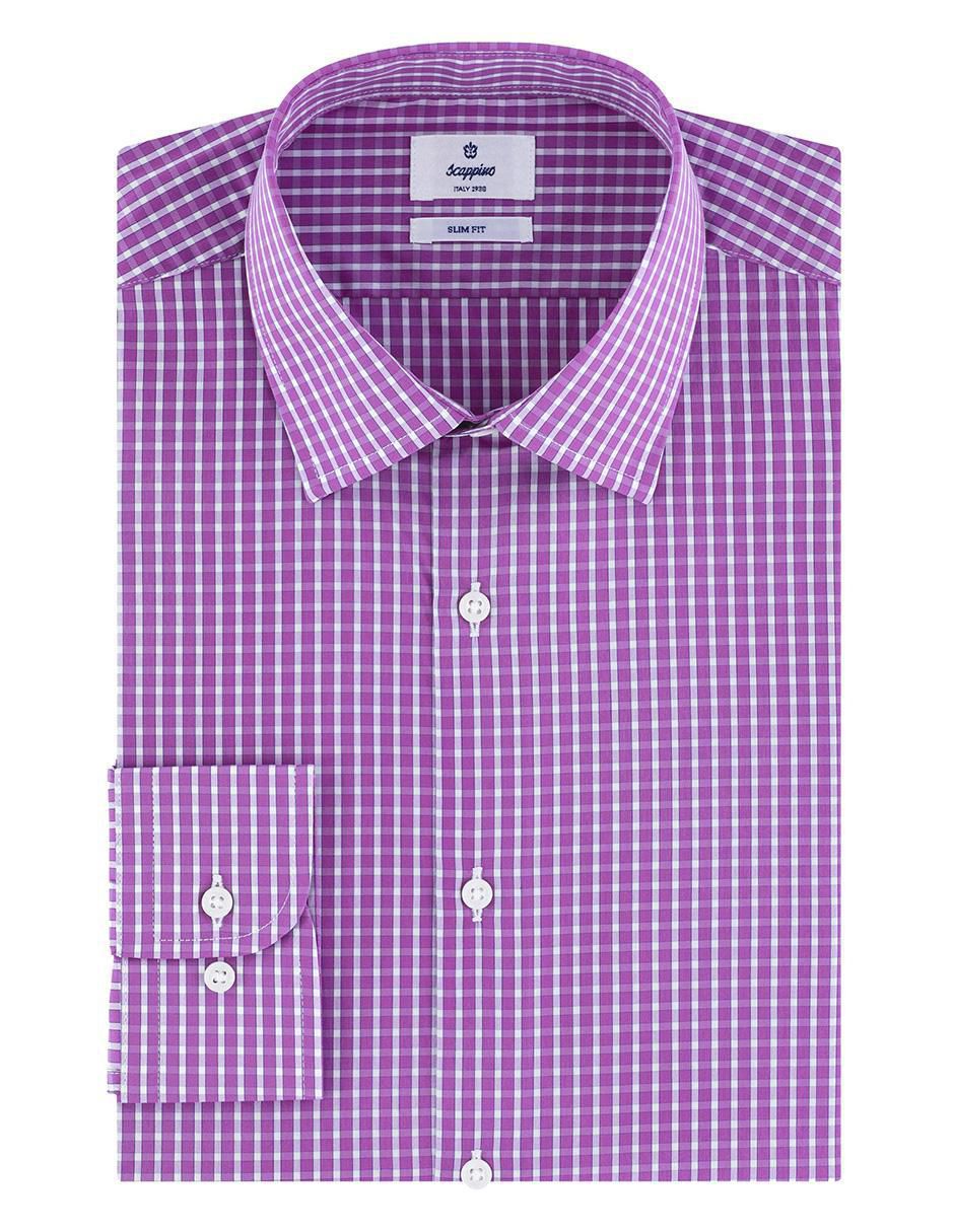 Camisa formal de algodón manga larga para hombre 2