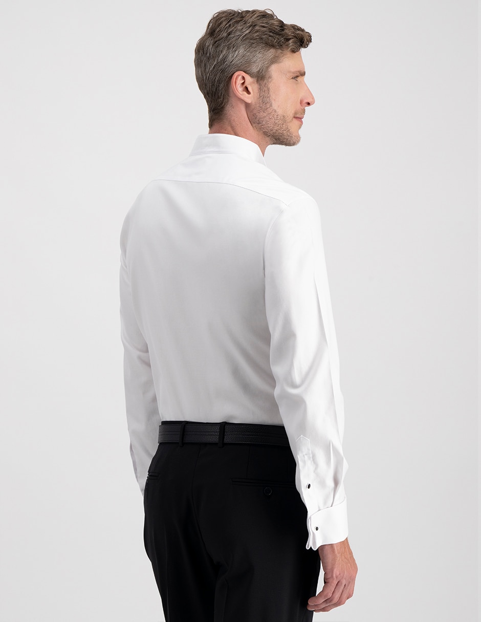 Camisa etiqueta de algodón manga larga para hombre 3