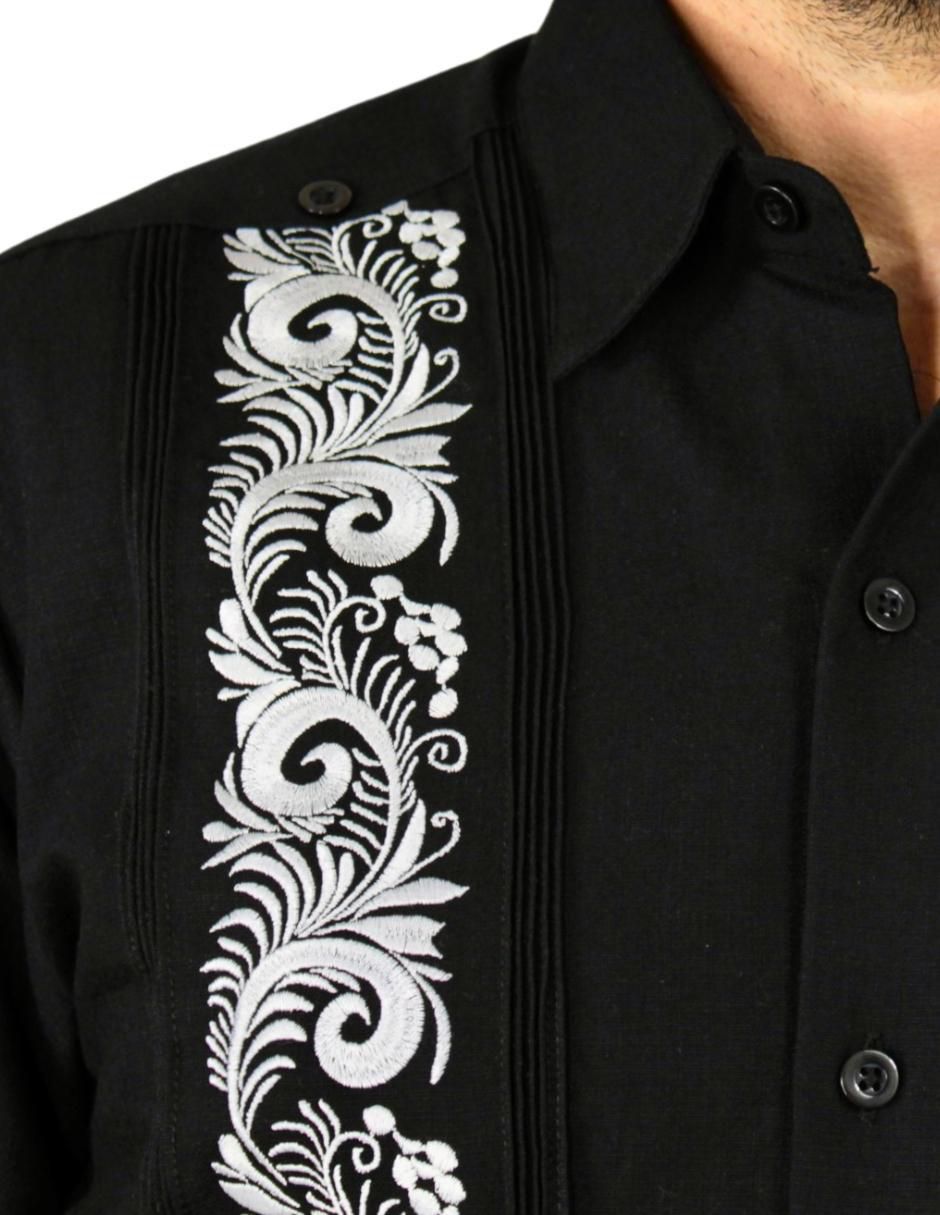 Guayabera manga larga para hombre