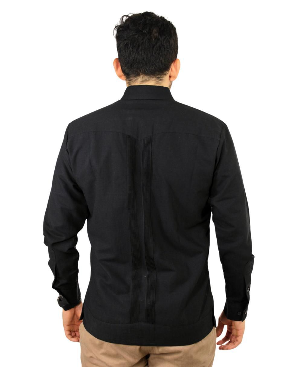 Guayabera manga larga para hombre