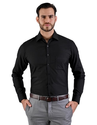 Camisa formal manga larga para hombre Camisa formal manga larga para hombre
