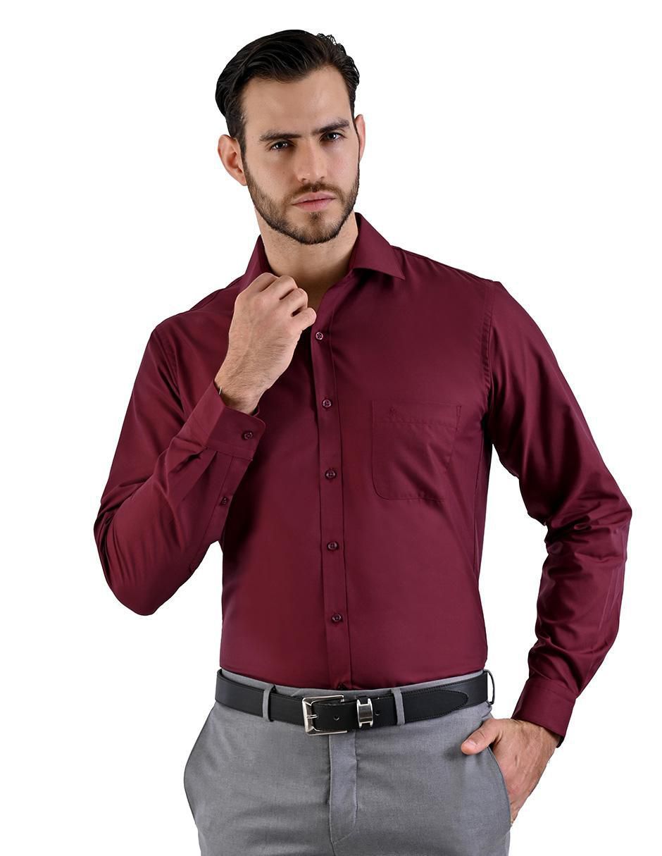 Camisa formal manga larga para hombre Camisa formal manga larga para hombre
