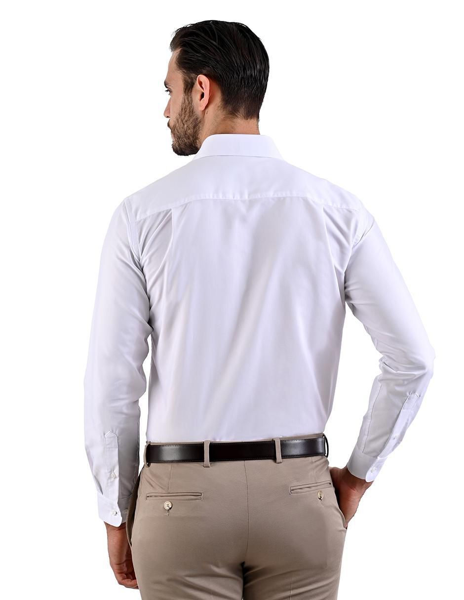 Camisa formal manga larga para hombre