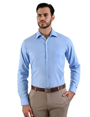 Camisa formal manga larga para hombre Camisa formal manga larga para hombre