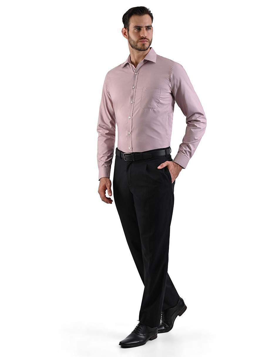 Camisa formal manga larga para hombre 3